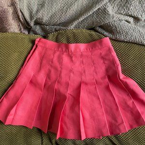 American Apparel Pink Tennis Mini Skirt